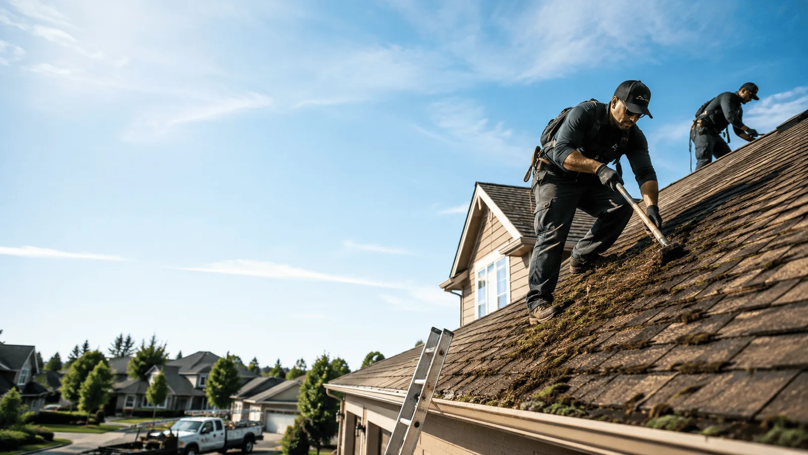 Roof Moss Removal in Lake Geneva, WI near me